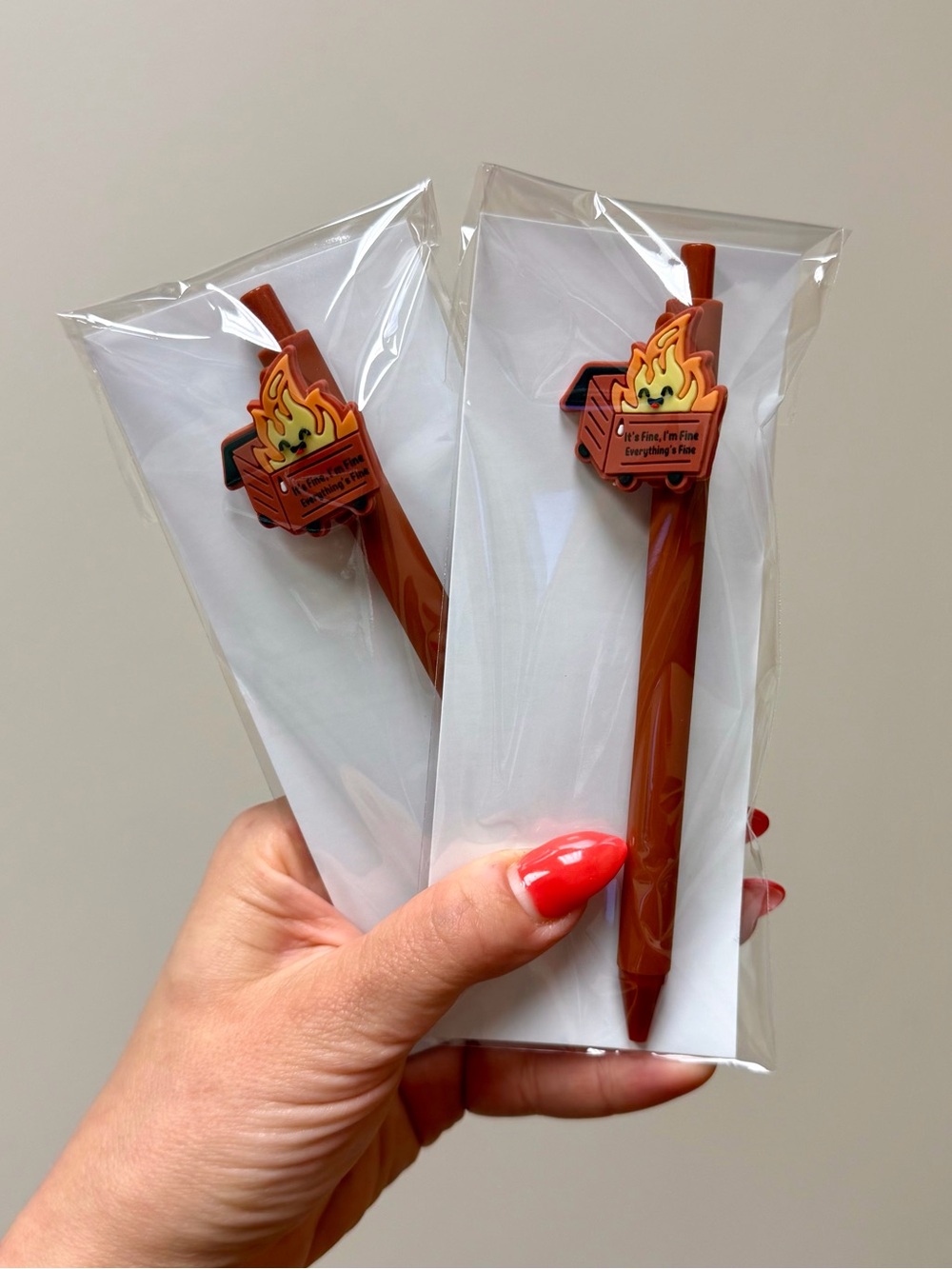 Positive Dumpster Fire Pens 🔥 Funny & Inspirational Gift! (2) - Picture 5 of 10